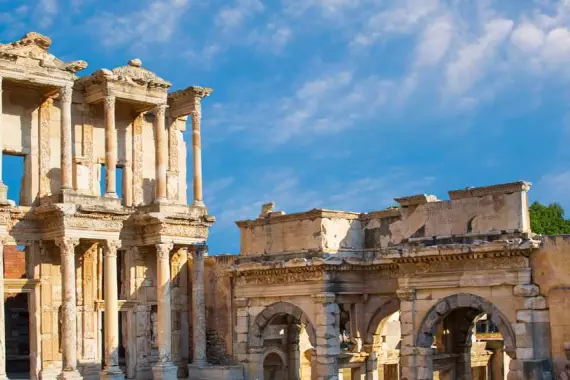 Celsus library near Kusadasi in Turkey.