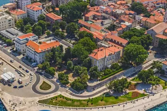 Zadar, Croatia: panoramic view