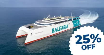 -25% for the Balearic Islands
