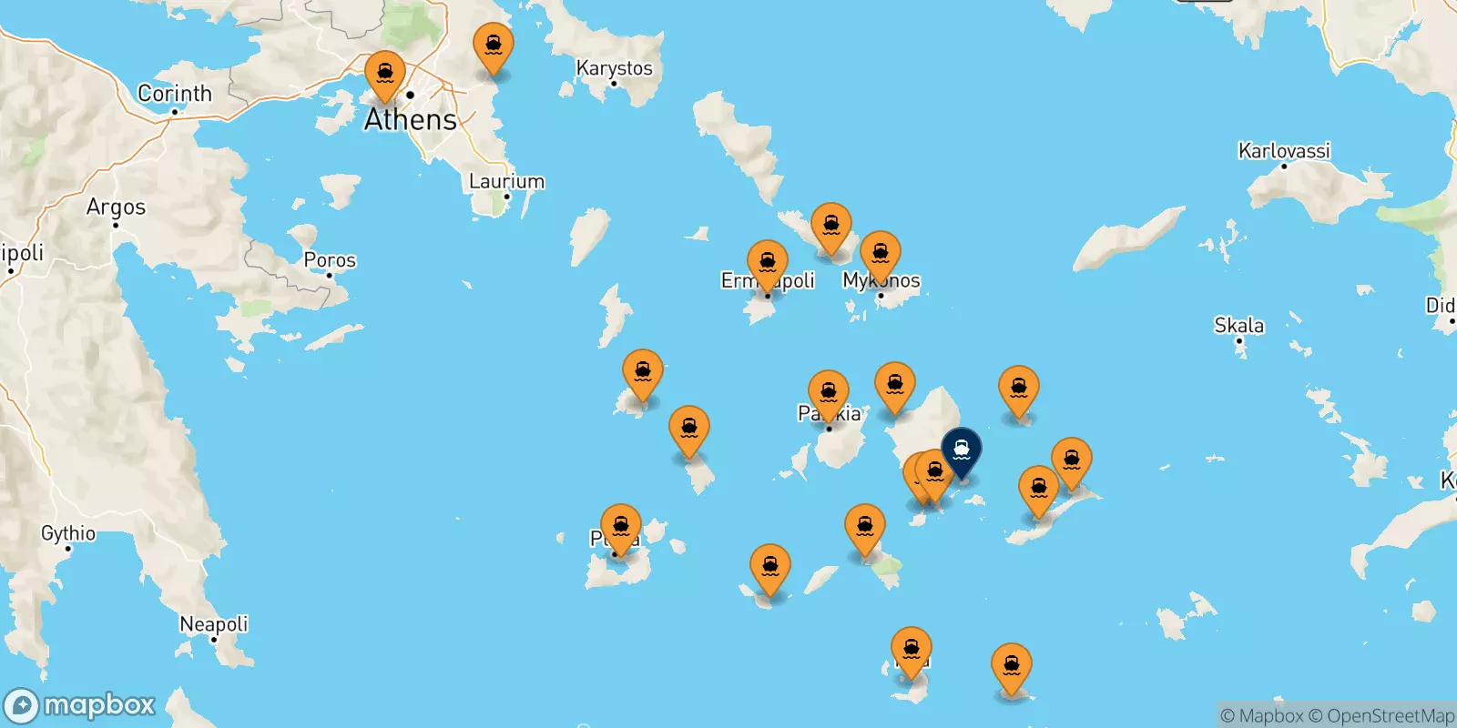 Ferries to Koufonissi