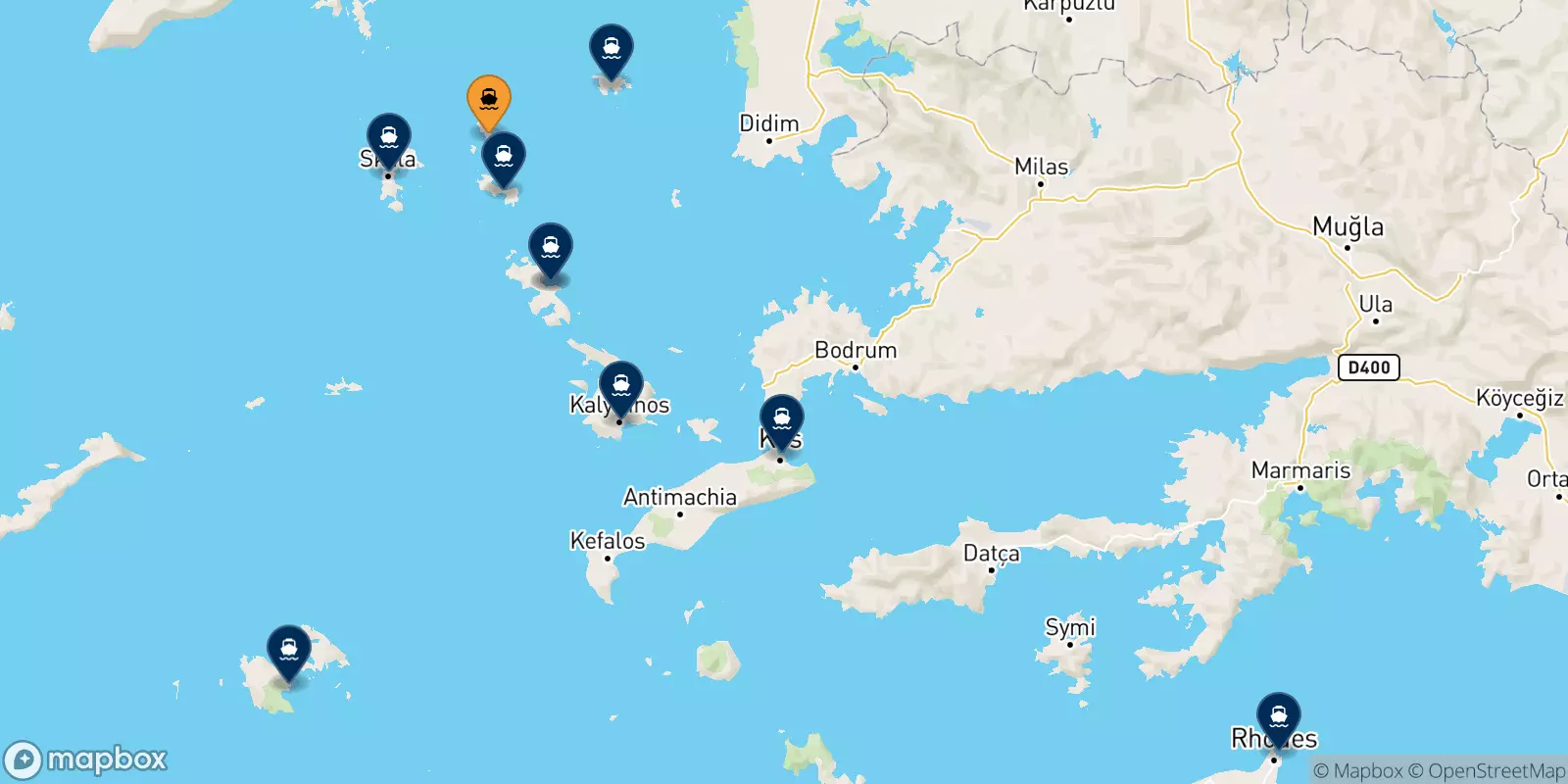 Ferries from Arkyi to the Dodecanese Islands