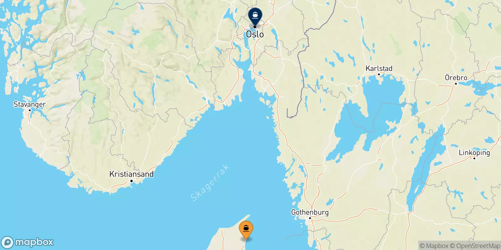 Ferries from Frederikshavn to Norway