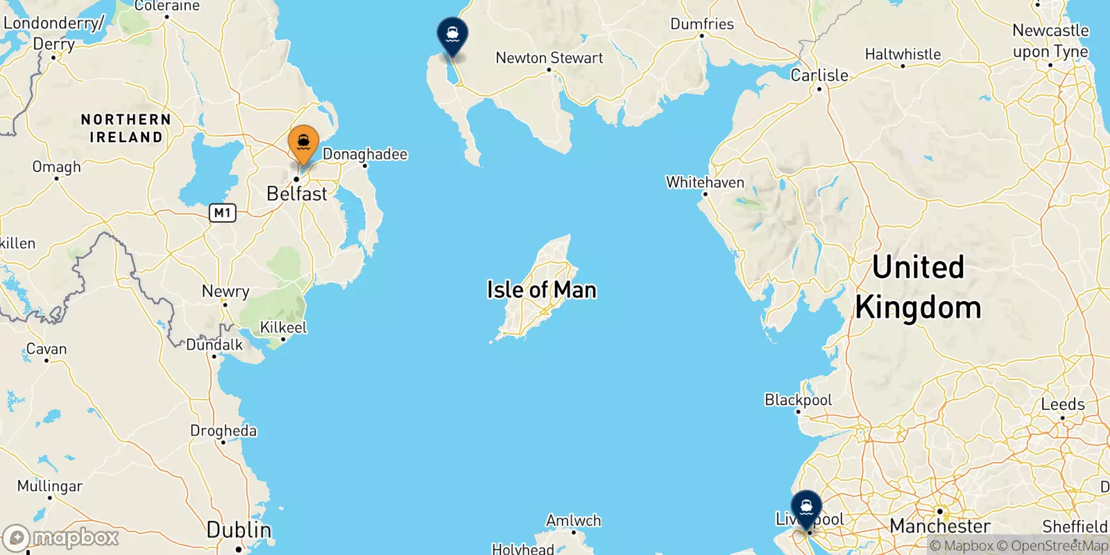 Ferries from Northern Ireland to Uk