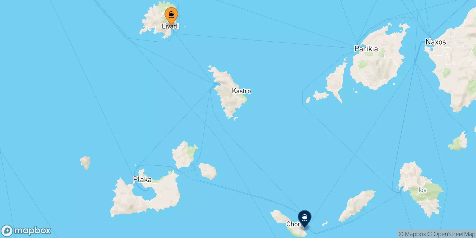 Ferries from Serifos to Folegandros