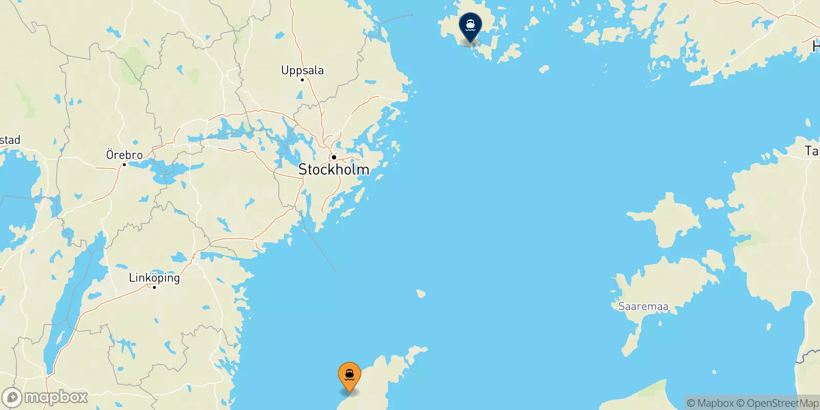 Ferries from Gotland to Mariehamn