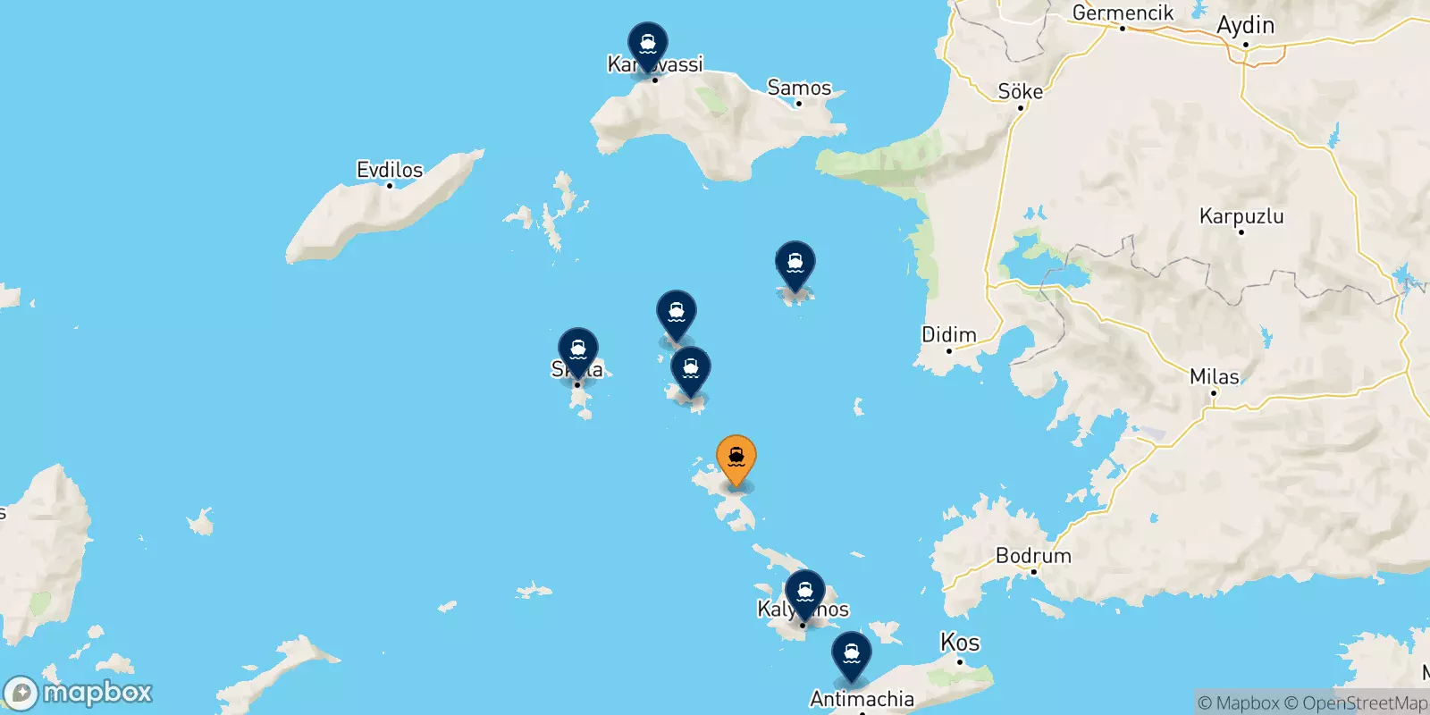 Ferries from Agia Marina (Leros)