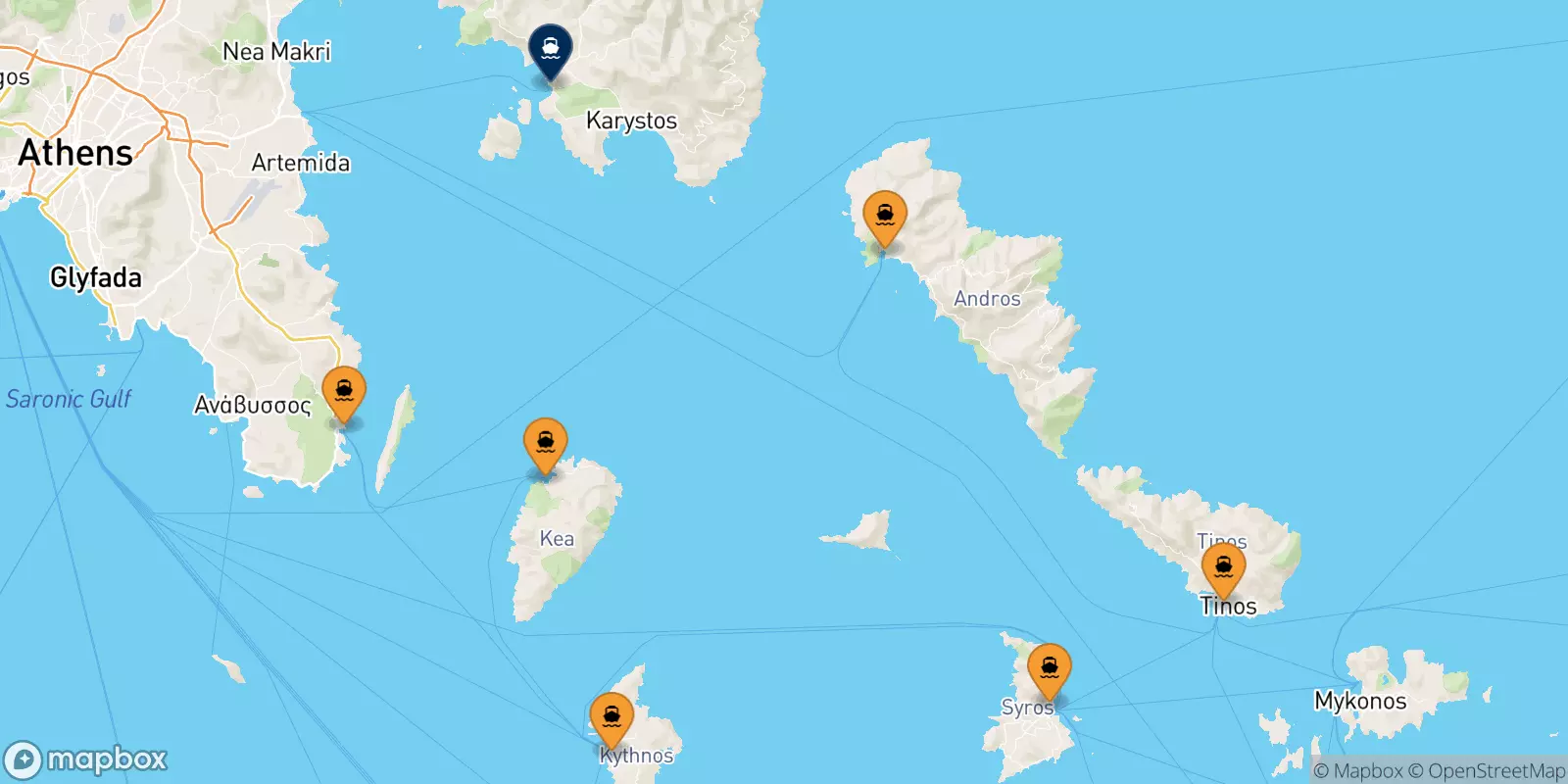 Ferries to Marmari