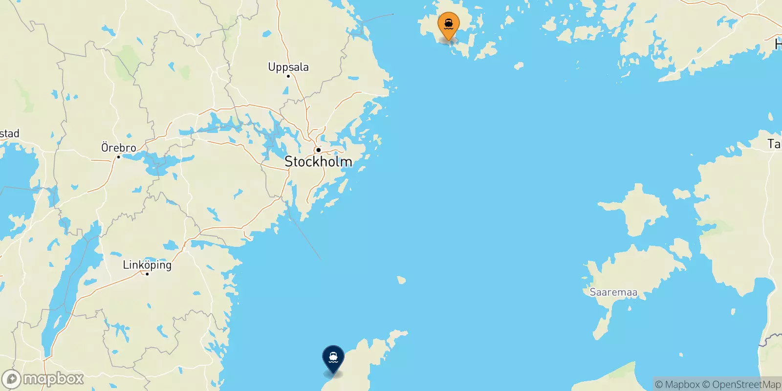 Ferries from Mariehamn to Gotland