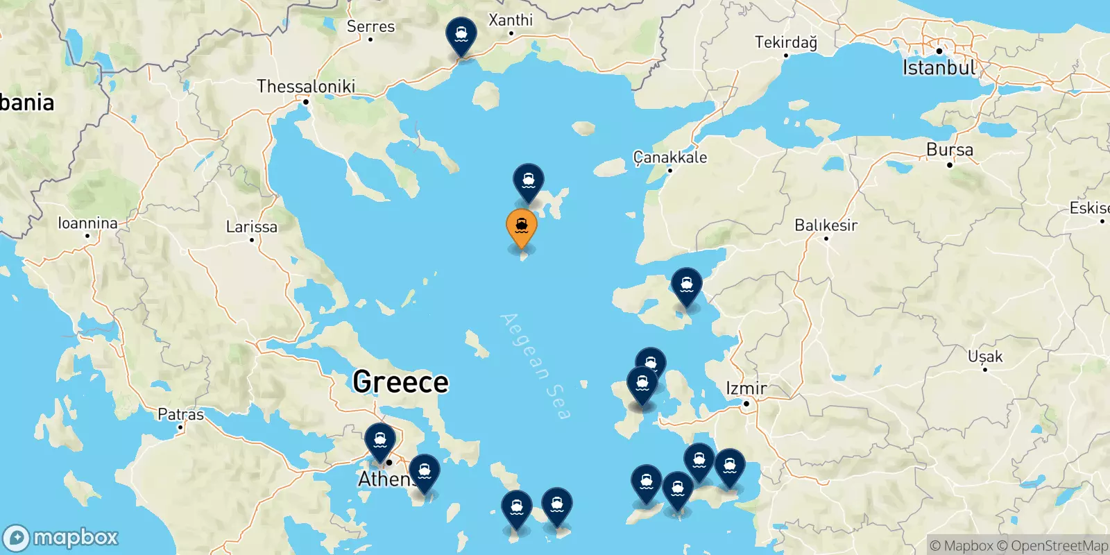 Ferries from Agios Efstratios